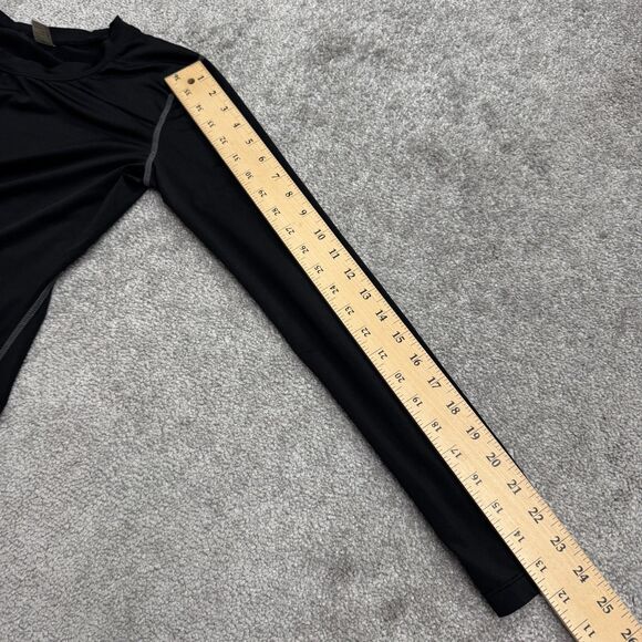 Unbranded Performance Active Long Sleeve Shirt Womens Small Black Crew Neck Run - Picture 8 of 10